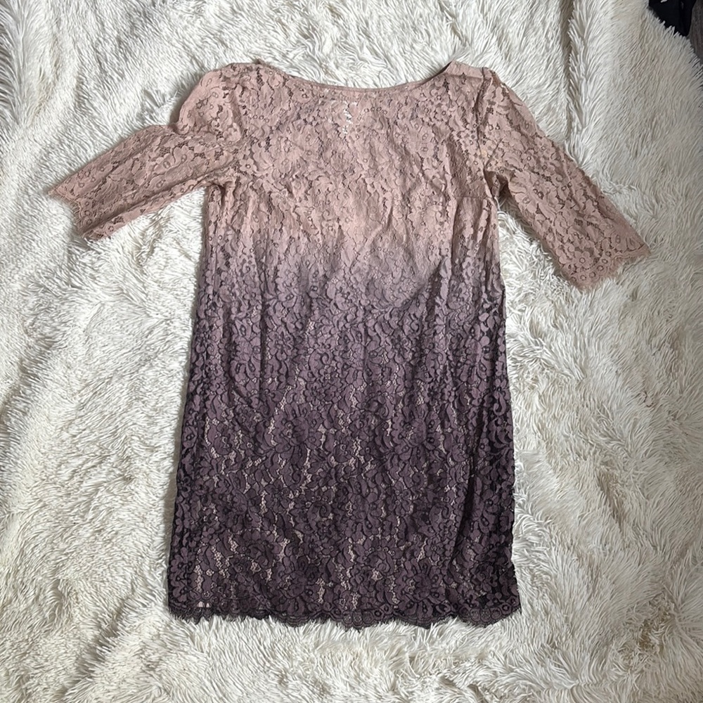 Robert Rodriguez Ombre Lace Dress